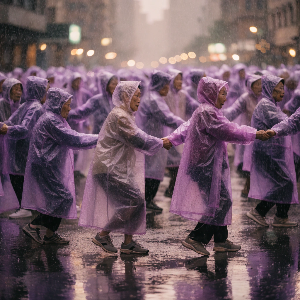 Baile en plazas: El pulso de la vida social urbana