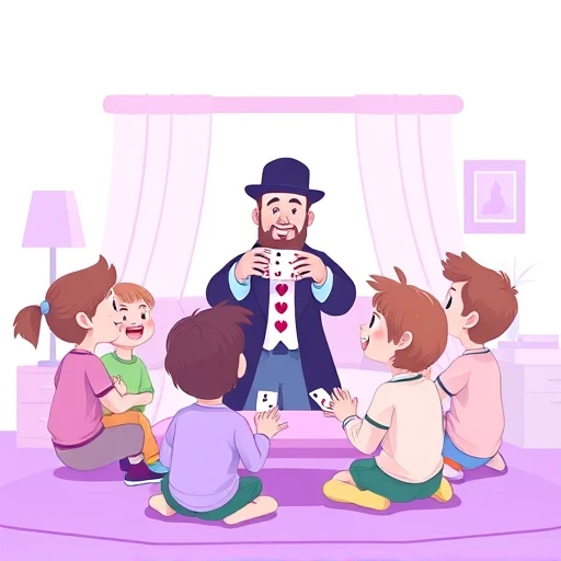 entertained — visual vocabulary card