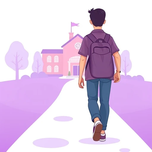 जाना — visual vocabulary card