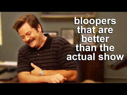 Thumbnail for parks and rec bloopers that are funnier than the actual show | Parks & Recreation | Comedy Bites
