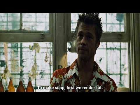 Thumbnail for Fight Club (1999) | Making Soap Scene || HD || English Subtitles