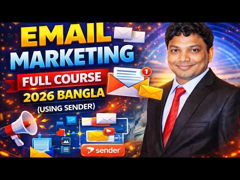Ultimate Email Marketing Full Course 2026 Bangla Free - Sender Email Marketing