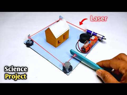 Laser Home Security System🚨 | Inspire Award Project | Best Science Project