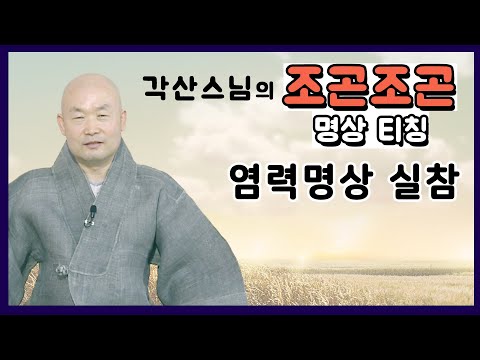 염력명상 실참 [각산스님의 조곤조곤 명상티칭 9회]